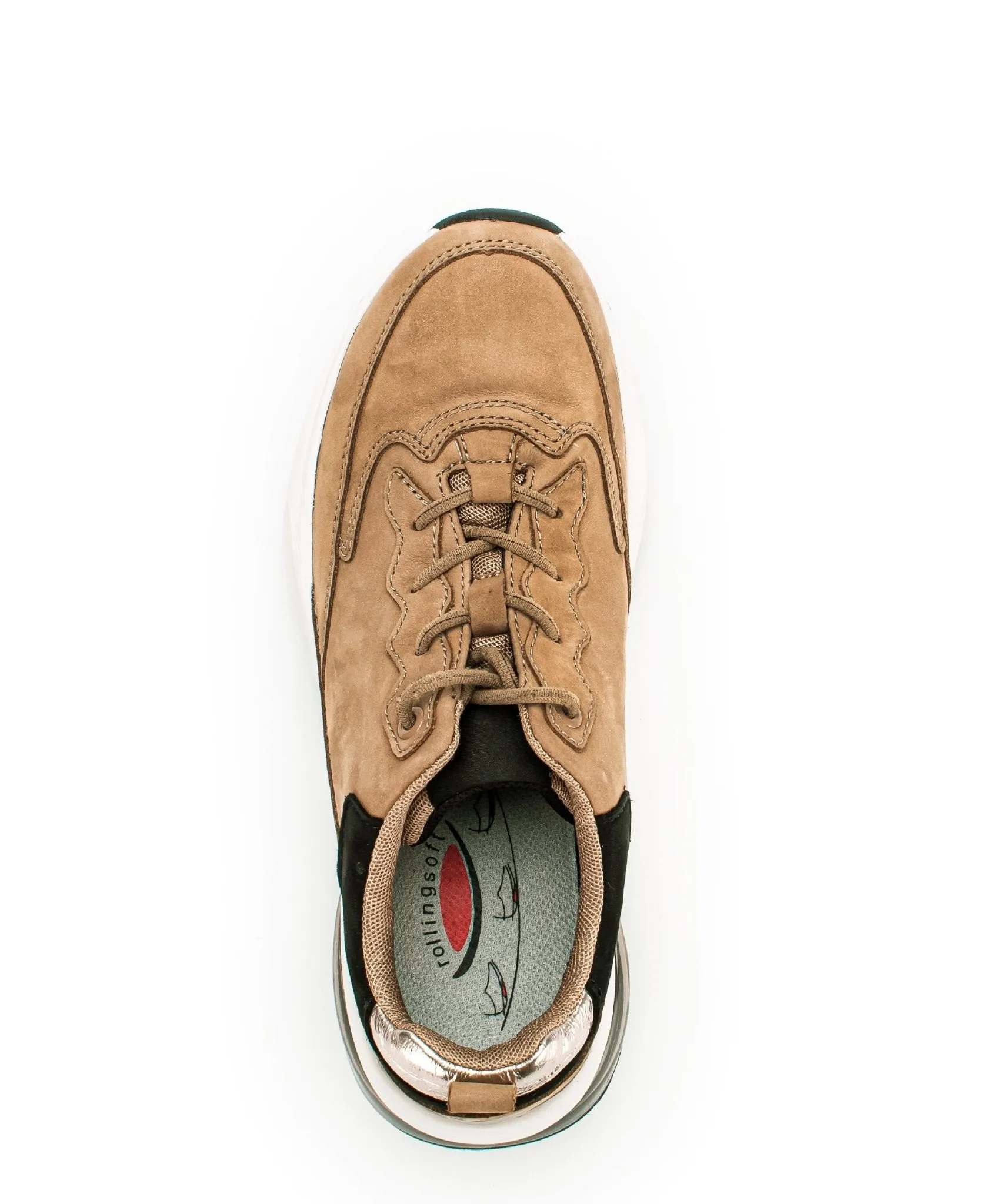 '36.844.44' women's walking rolling sneaker - beige
