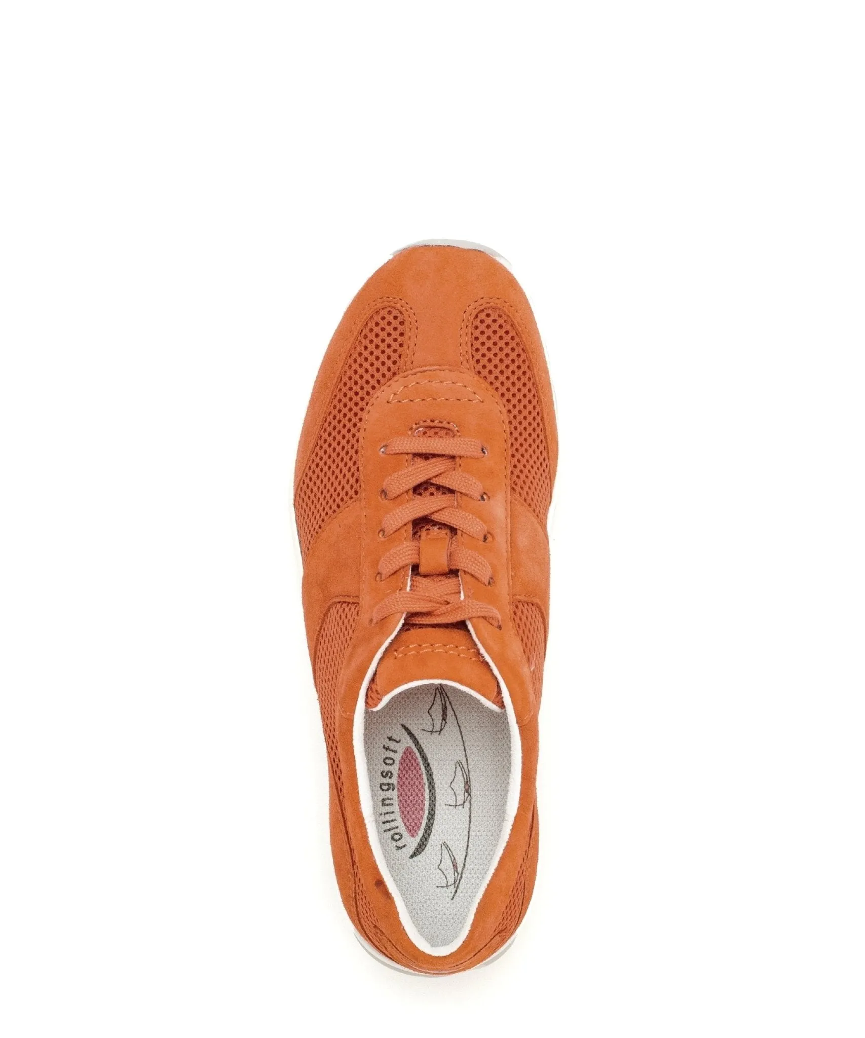 '66.966.32' women's walking rolling sneaker - orange