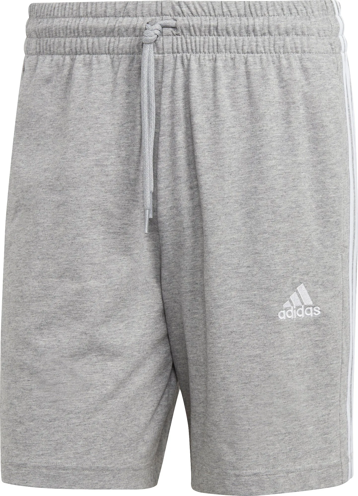 adidas Essentials 3 Stripes Mens Shorts - Grey