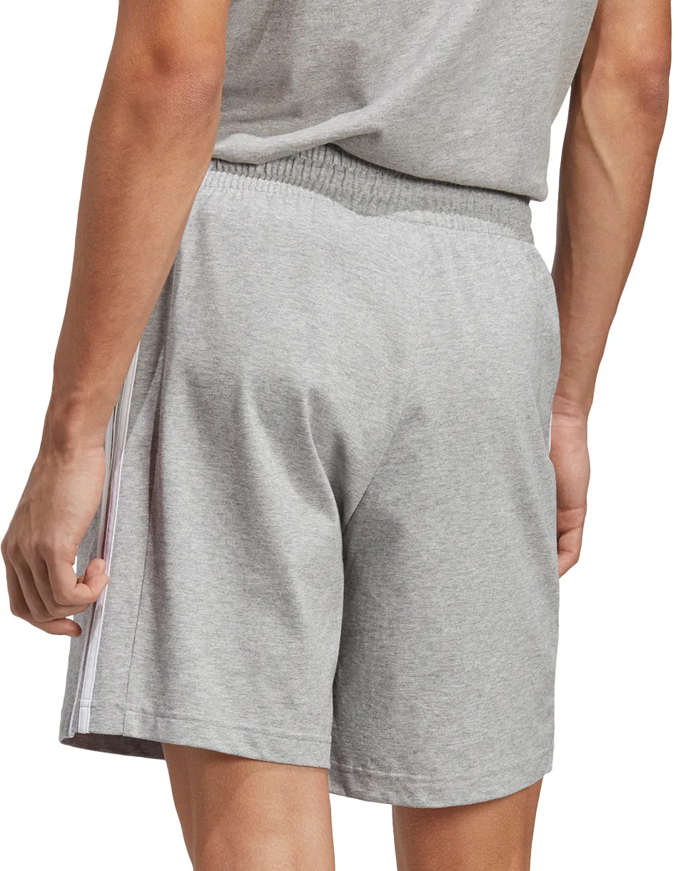 adidas Essentials 3 Stripes Mens Shorts - Grey