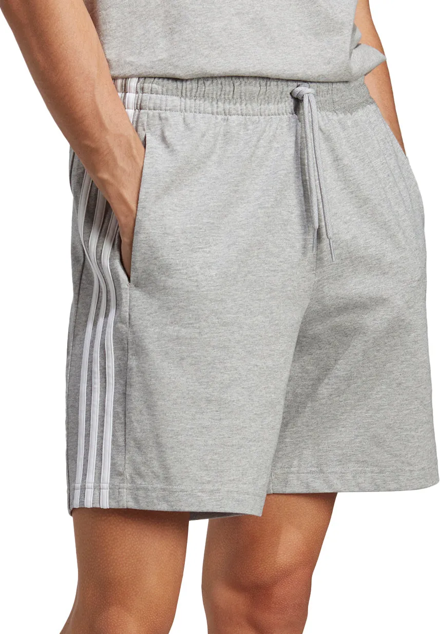 adidas Essentials 3 Stripes Mens Shorts - Grey