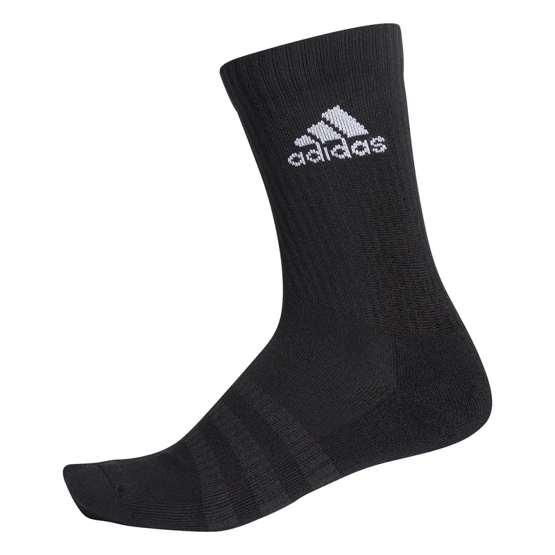 ADIDAS ONE PAIR CUSHIONED CREW SOCKS