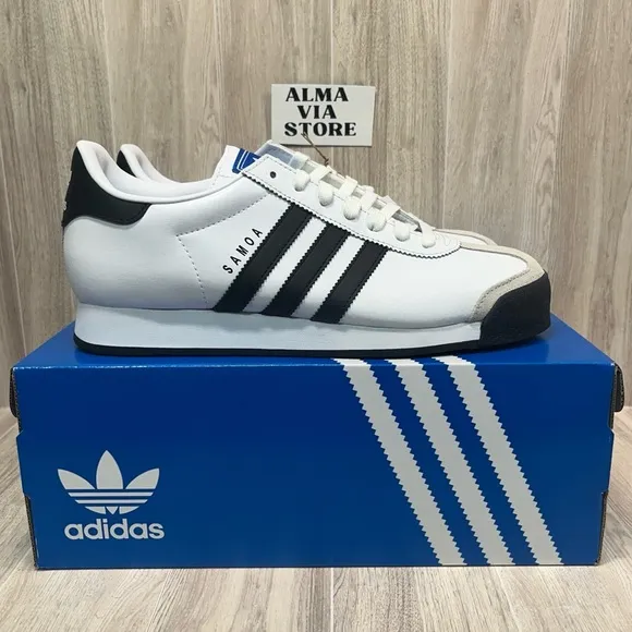 Adidas Samoa Originals Shoes Sneakers Cloud White Core Black 675033 Men’s Sizes