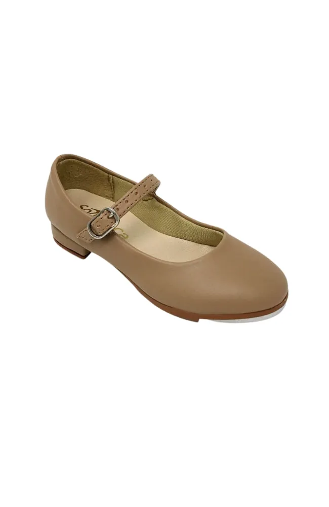 Adult Tan Mary Jane Tap Shoes
