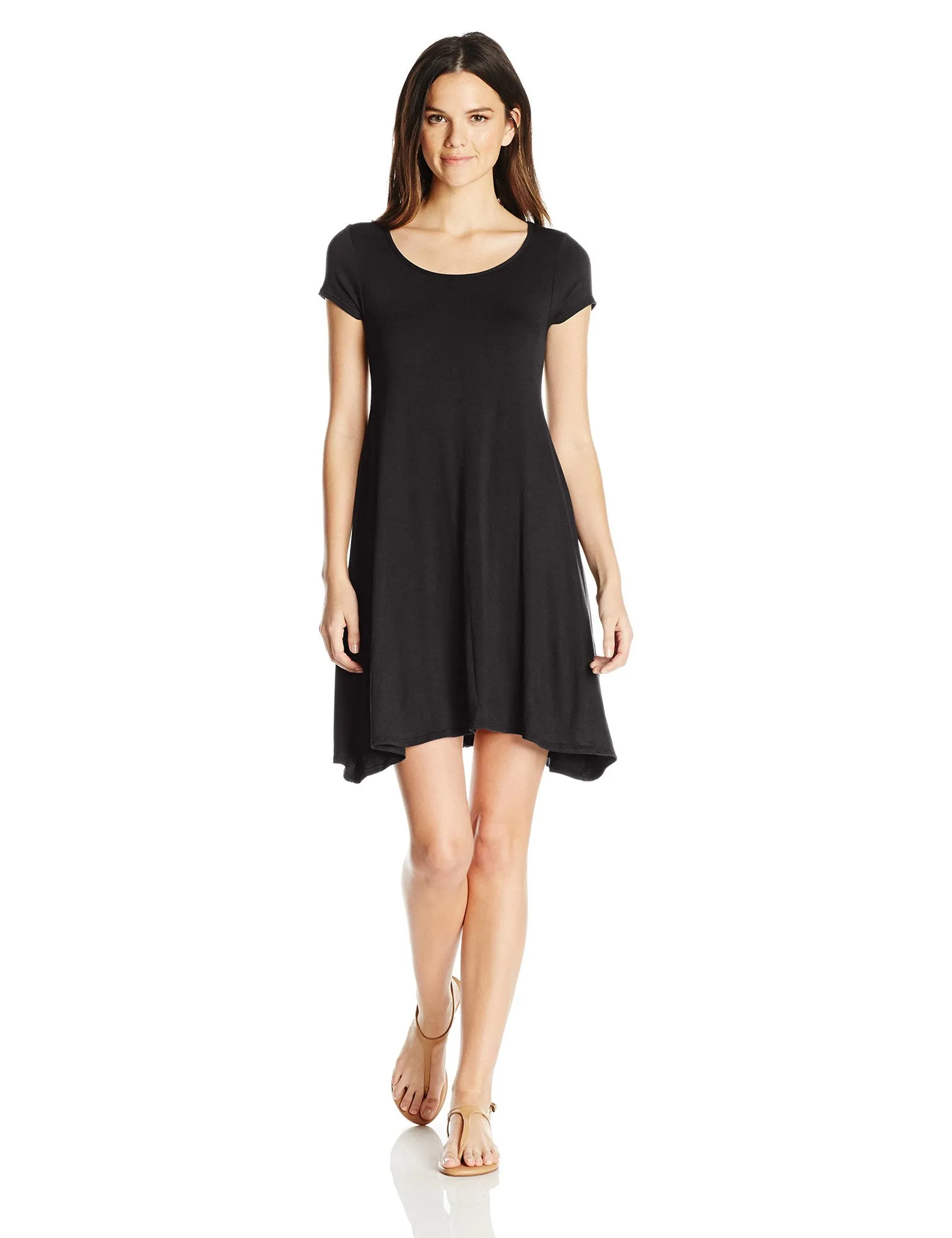 Clementine Women's Trapeze Short Sleeve Dress