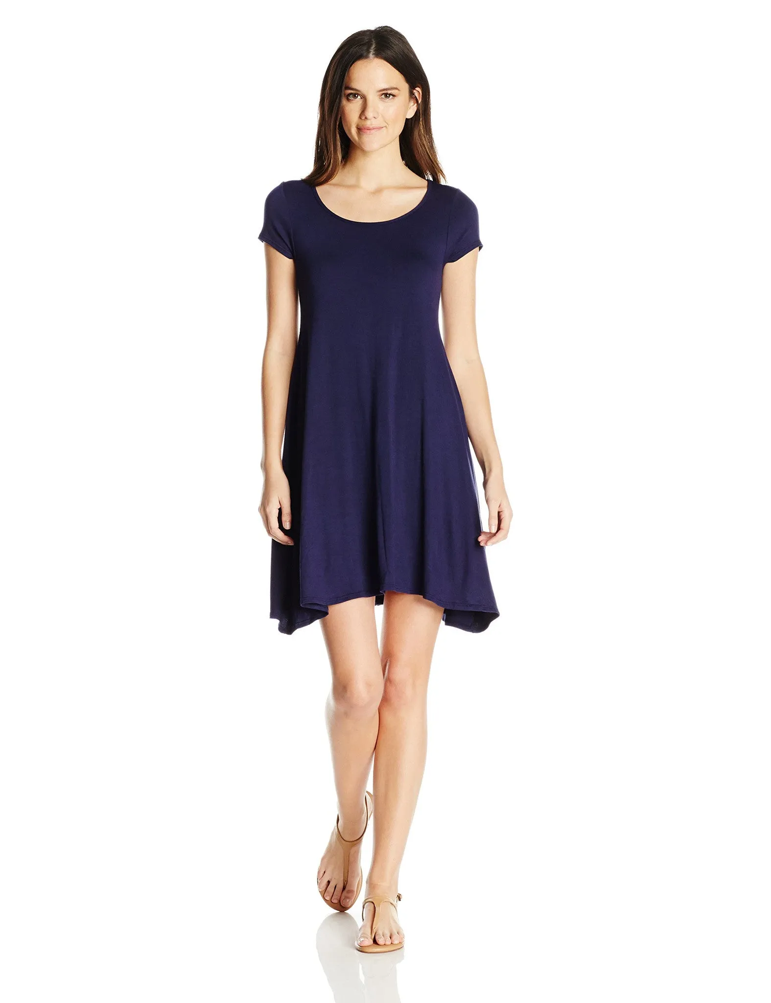 Clementine Women's Trapeze Short Sleeve Dress