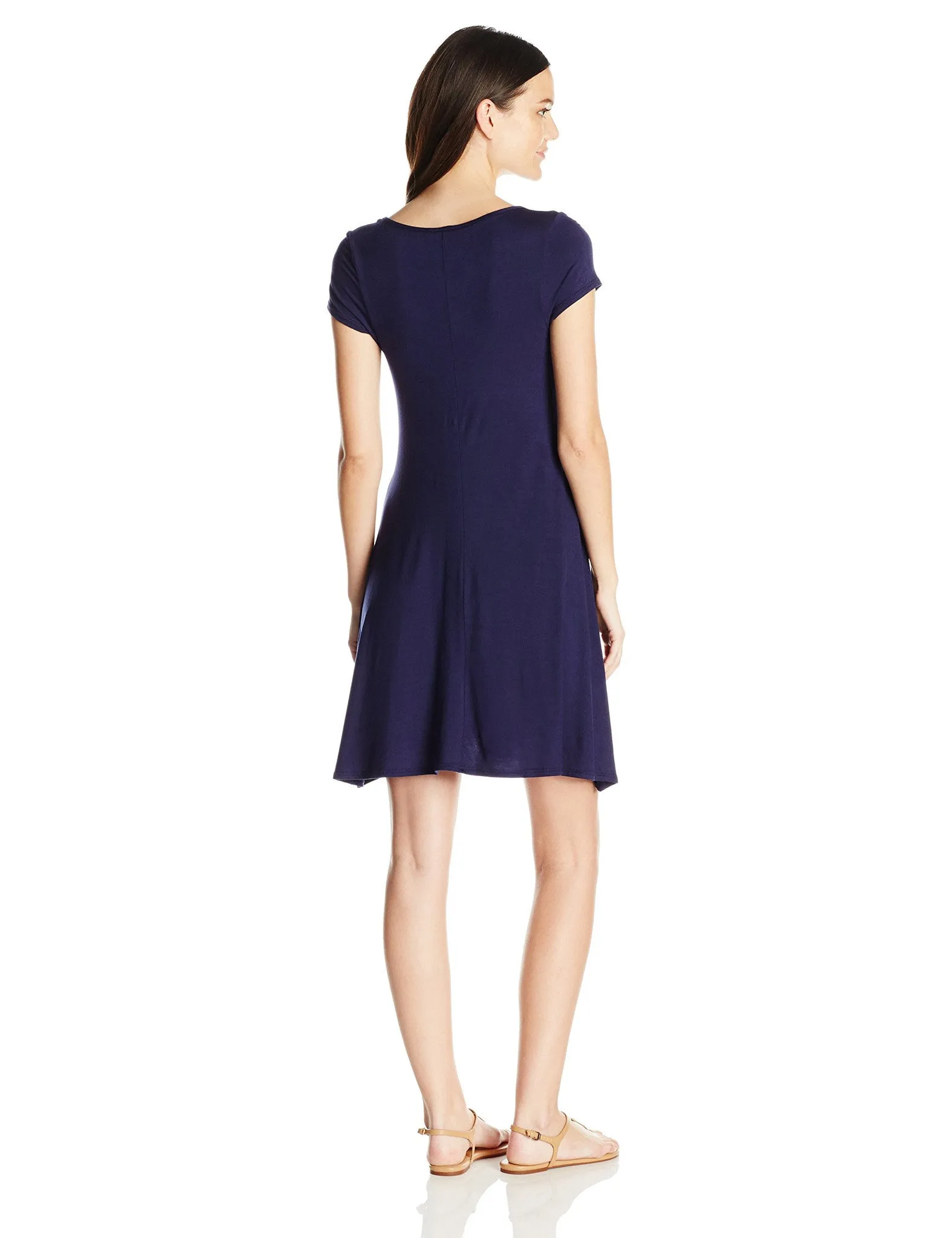 Clementine Women's Trapeze Short Sleeve Dress
