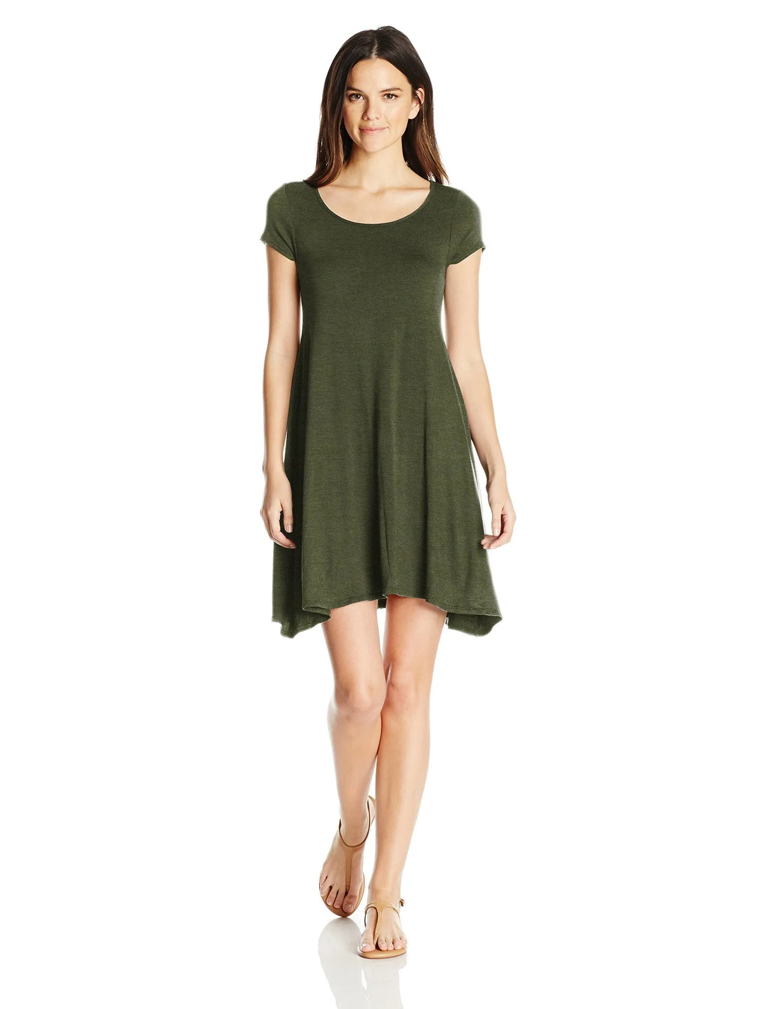 Clementine Women's Trapeze Short Sleeve Dress