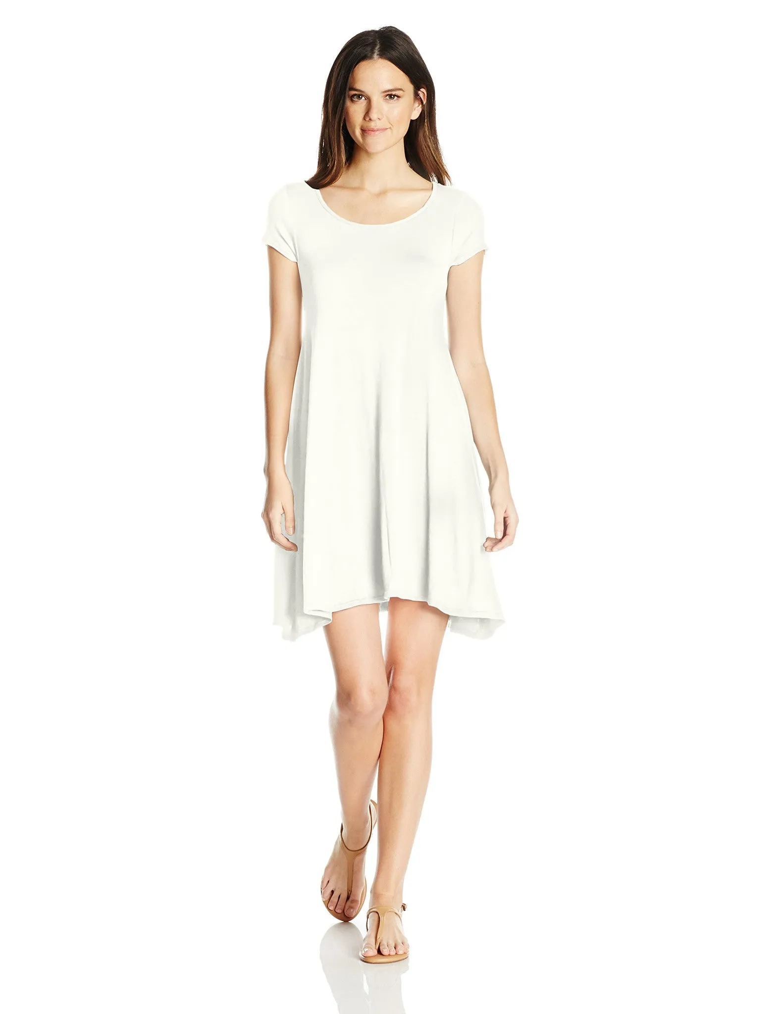 Clementine Women's Trapeze Short Sleeve Dress