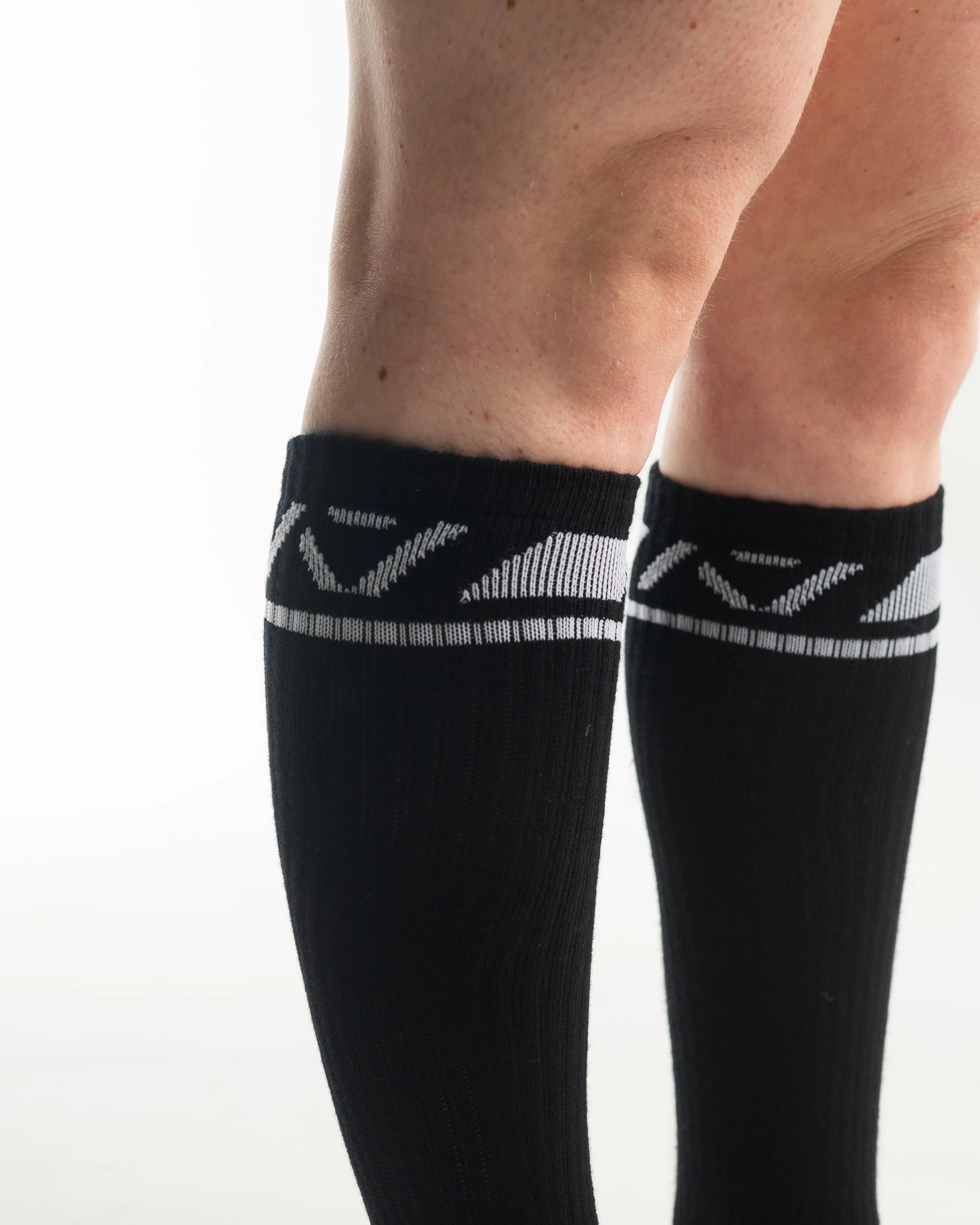 Deadlift Socks - Domino Black