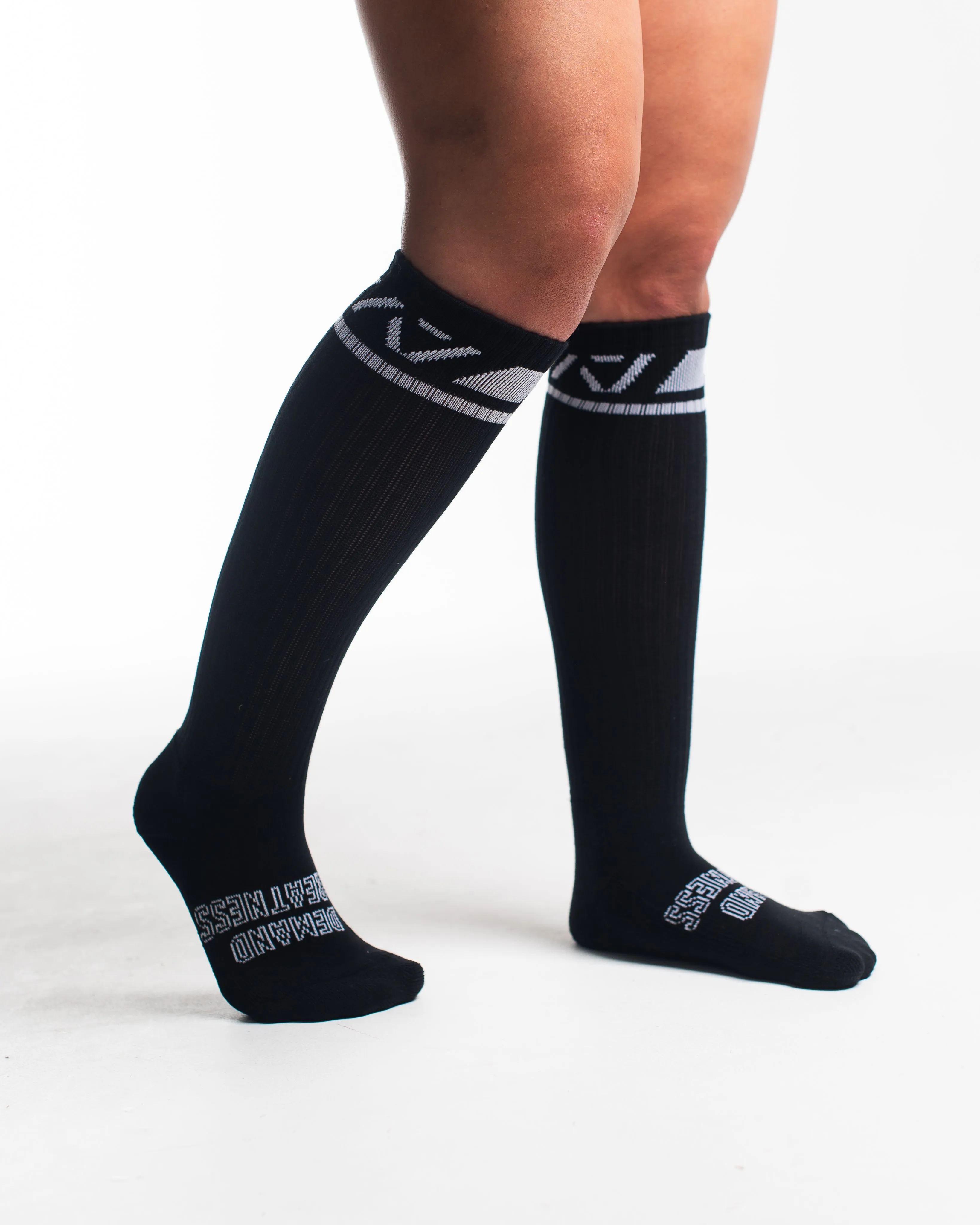 Deadlift Socks - Domino - Black
