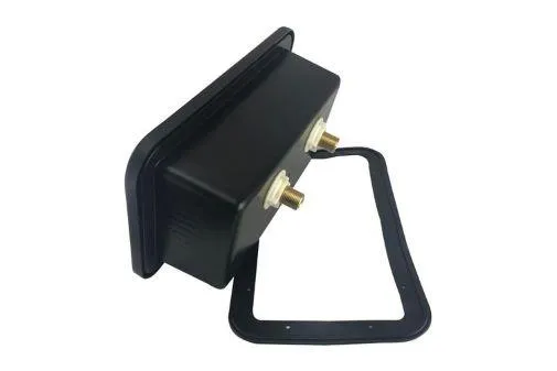 Exterior Recessed Shower Box Black Caravan Camper Motorhome