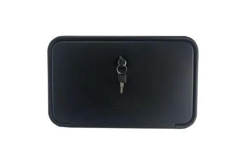 Exterior Recessed Shower Box Black Caravan Camper Motorhome