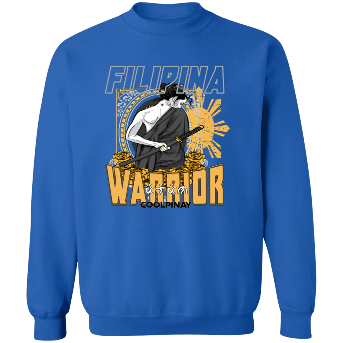 Filipina Warrior Samurai Unisex Crewneck Pullover Sweatshirt