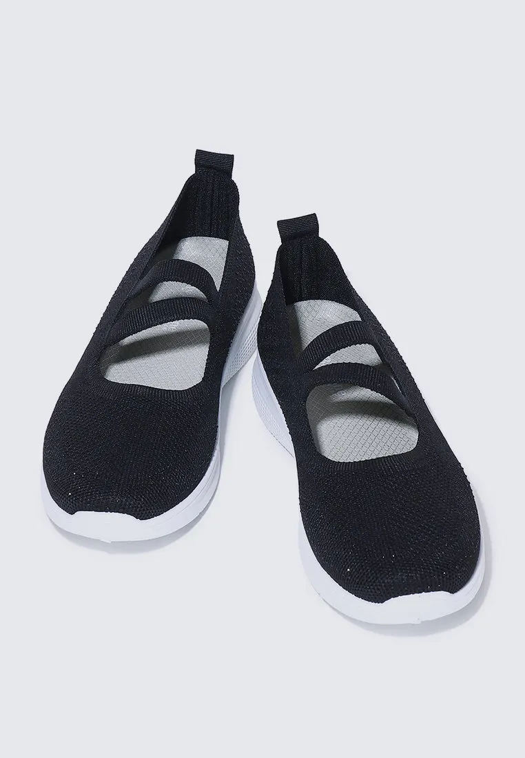 Gentle Walk Comfy Sneakers In Black