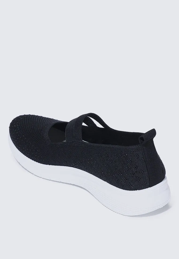 Gentle Walk Comfy Sneakers In Black