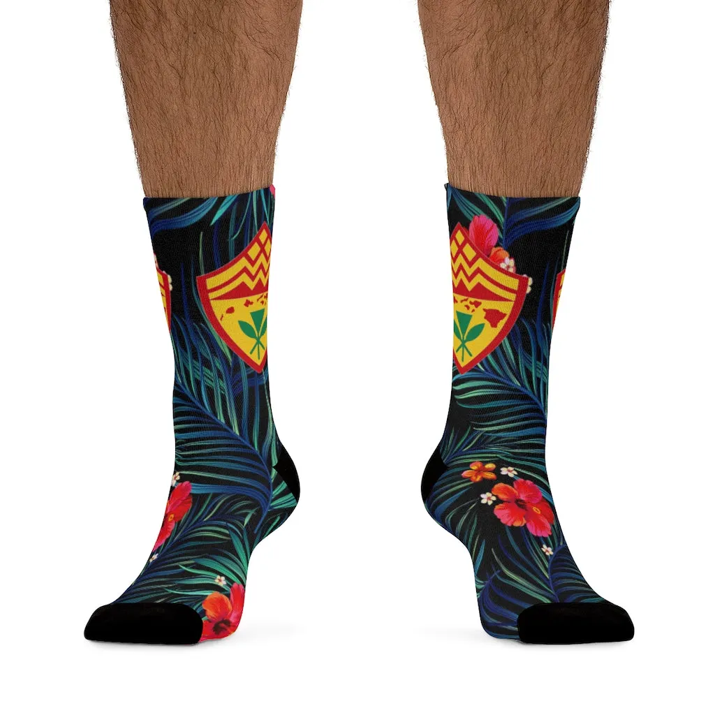 Hawaii Steeze Floral Socks