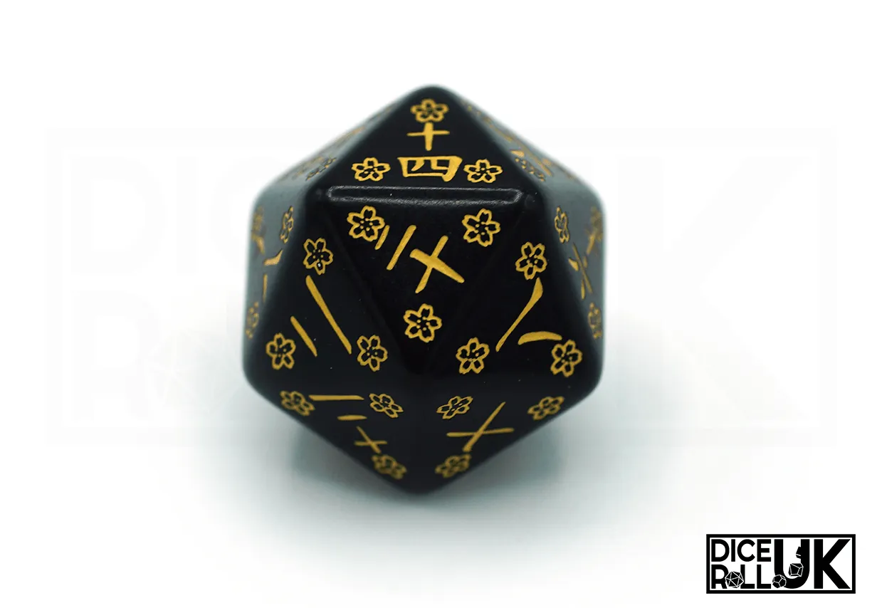 Japanese Dice Set - Deep Night Firefly