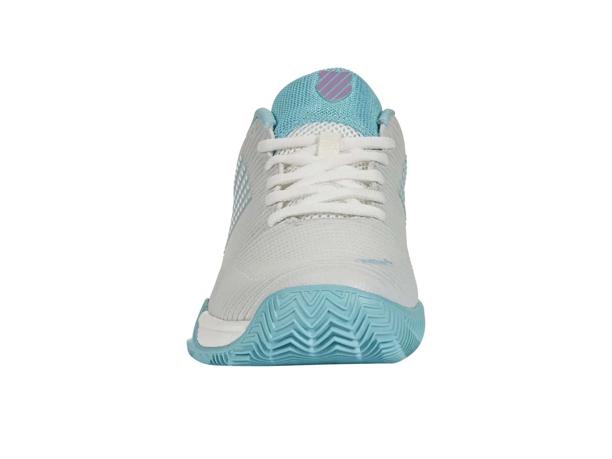 K-Swiss Women's Hypercourt Express 2 Clay Court (Brilliant White/Angel Blue/Sheer Lilac)
