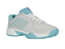 K-Swiss Women's Hypercourt Express 2 Clay Court (Brilliant White/Angel Blue/Sheer Lilac)