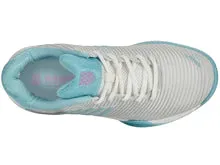 K-Swiss Women's Hypercourt Express 2 Clay Court (Brilliant White/Angel Blue/Sheer Lilac)