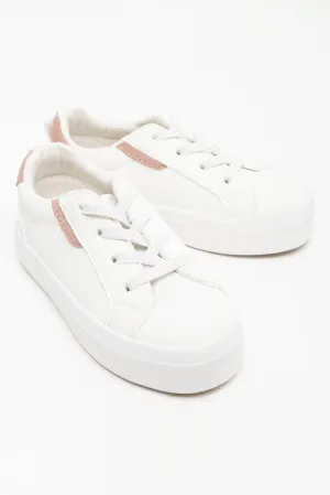 Lace Up Sneaker White