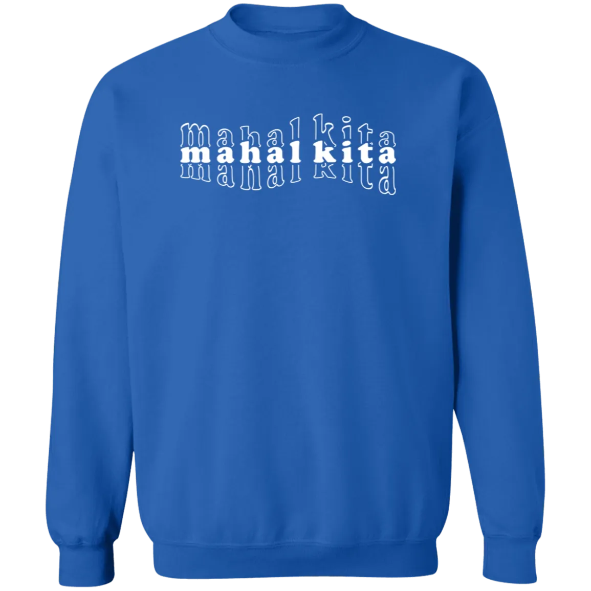 Mahal Kita Mesh Warp Unisex Crewneck Pullover Sweatshirt