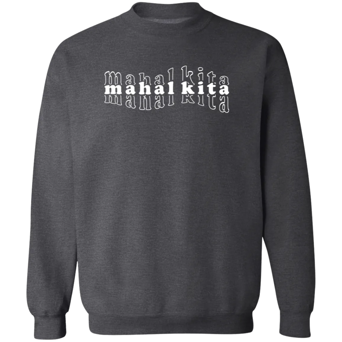Mahal Kita Mesh Warp Unisex Crewneck Pullover Sweatshirt