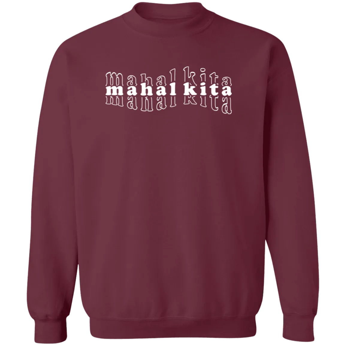 Mahal Kita Mesh Warp Unisex Crewneck Pullover Sweatshirt