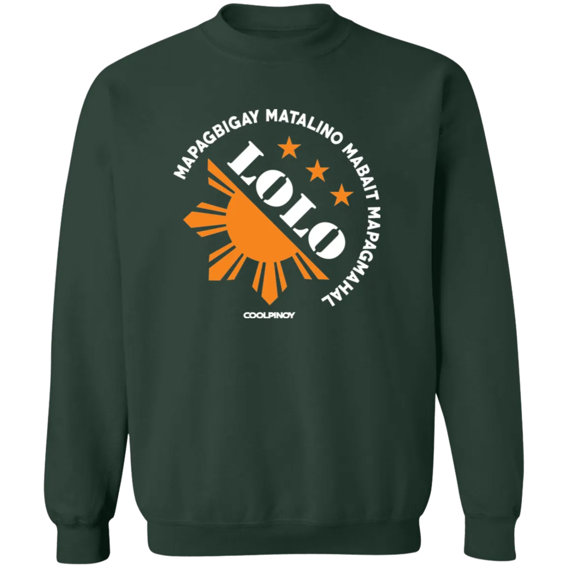 Matalino Mapagmahal Lolo Unisex Crewneck Pullover Sweatshirt