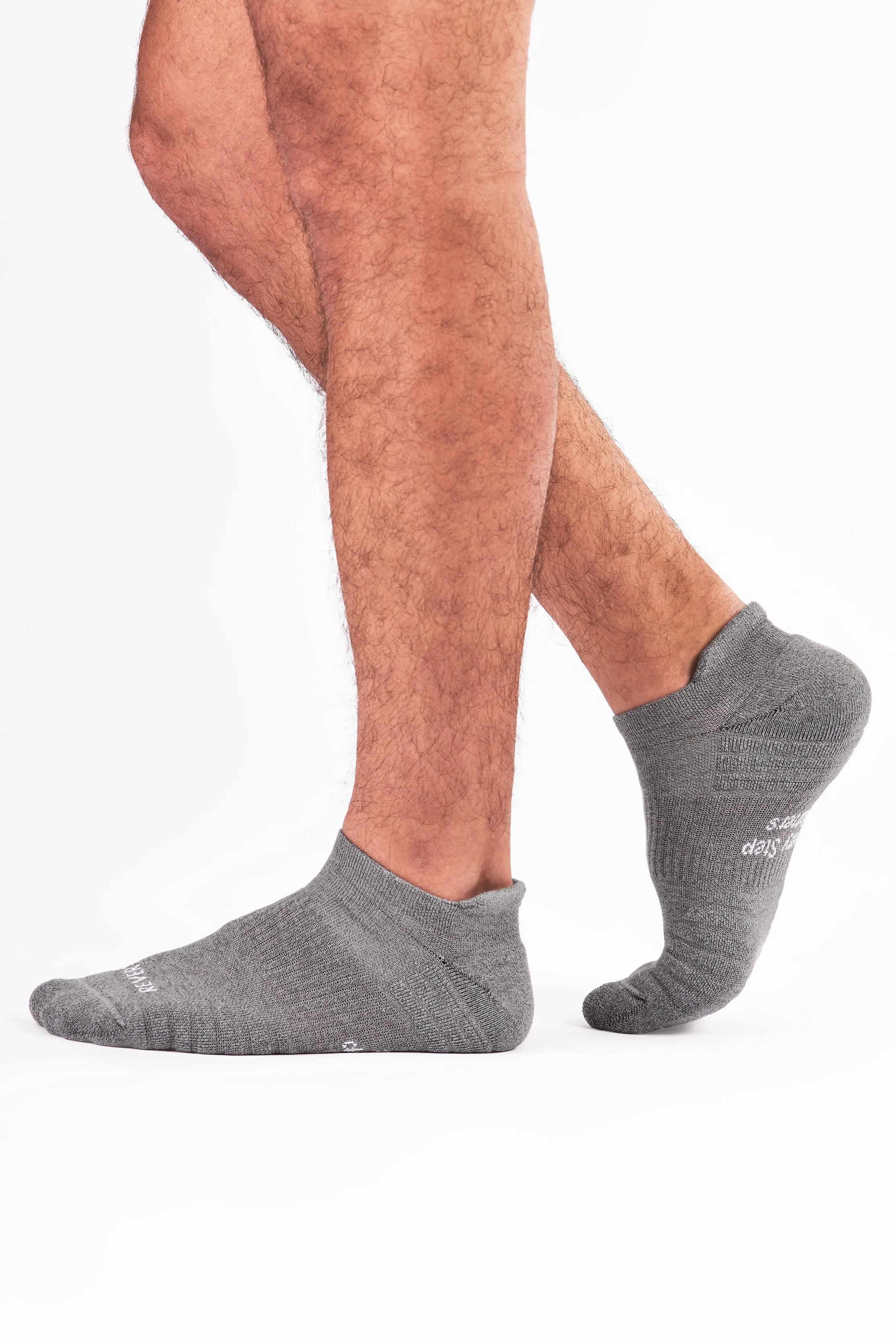 Men's Ankle Essentials: 6-Pack Mid-Weight Comfort Socks