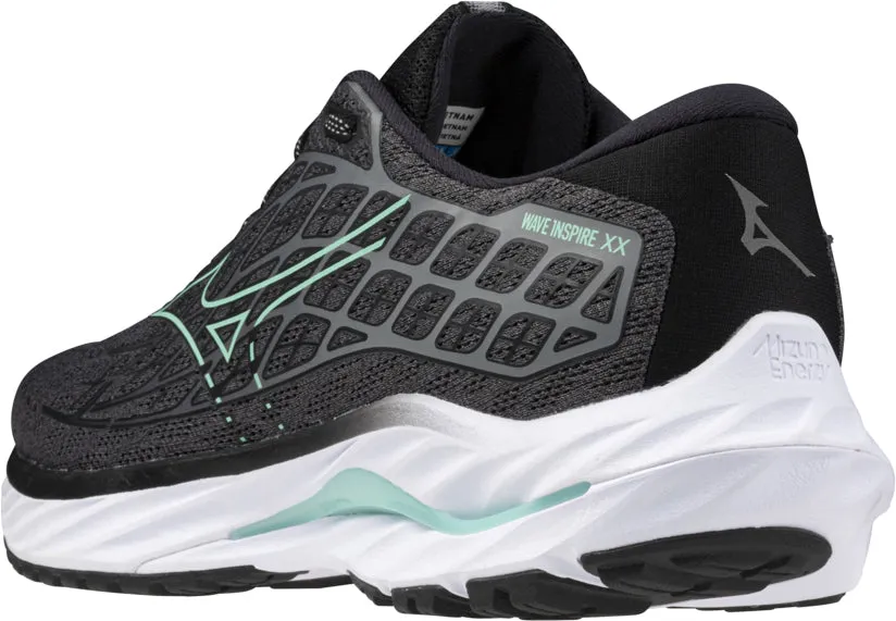 Mizuno Wave Inspire 20 WIDE FIT (D) Womens Running Shoes - Grey