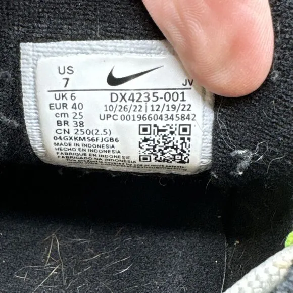 Nike Air Max 97 Men Size 7 Shoes Black Yellow Sneakers DX4235-001