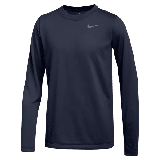 Nike Kid's Team Legend Long Sleeve Crew (Standard Fit)