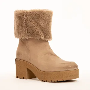 Patrizia Bonfanti - Zadie Shearling Boot - Pietra