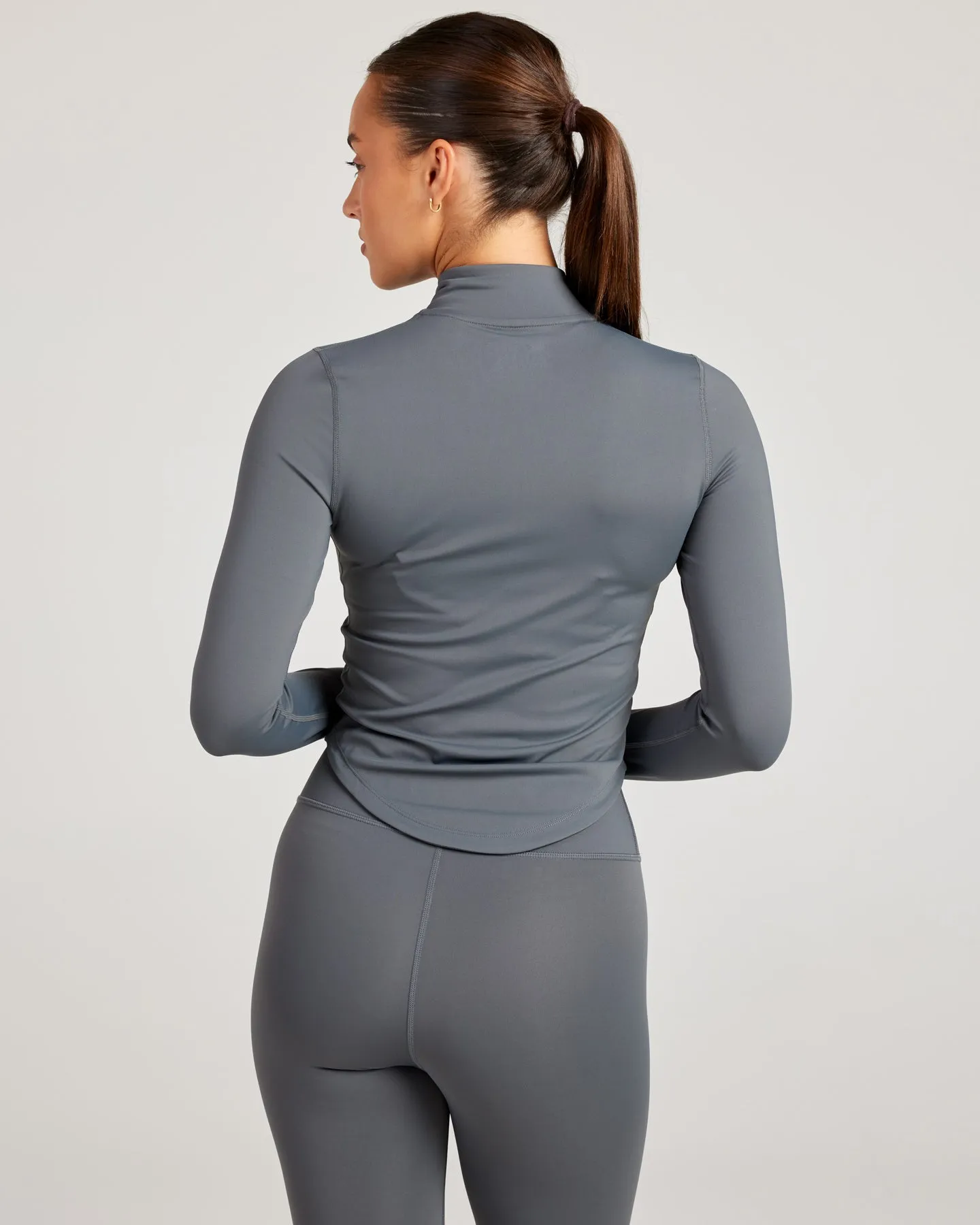 ProForm Curved 1/4 Zip - Grey