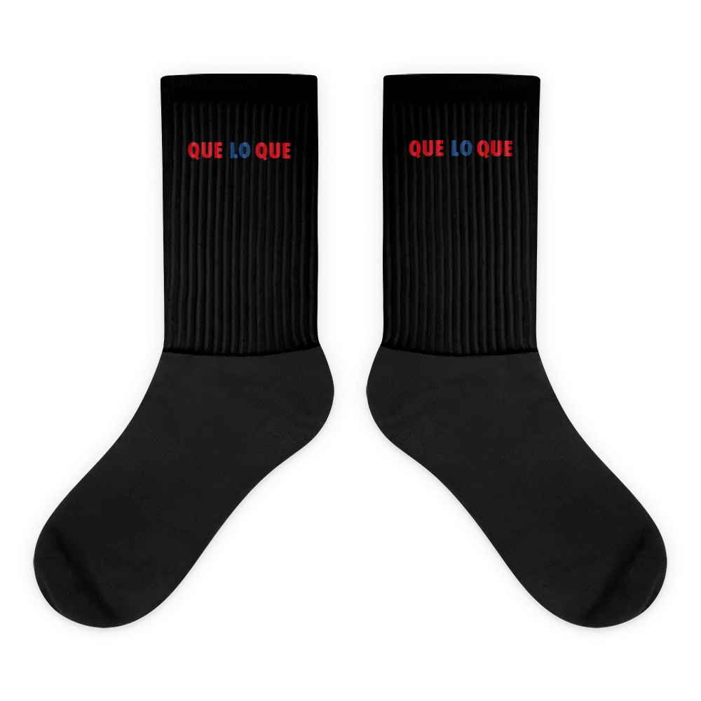Que Lo Que High Socks