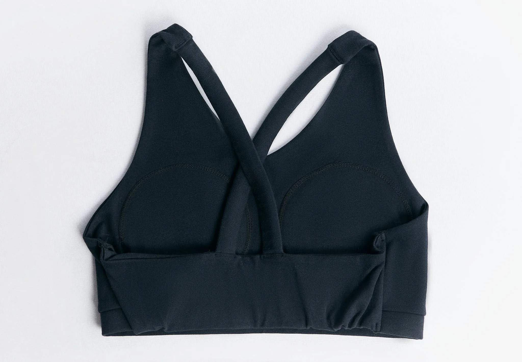 Recycled Polyester Padded V-neck Sports Bra