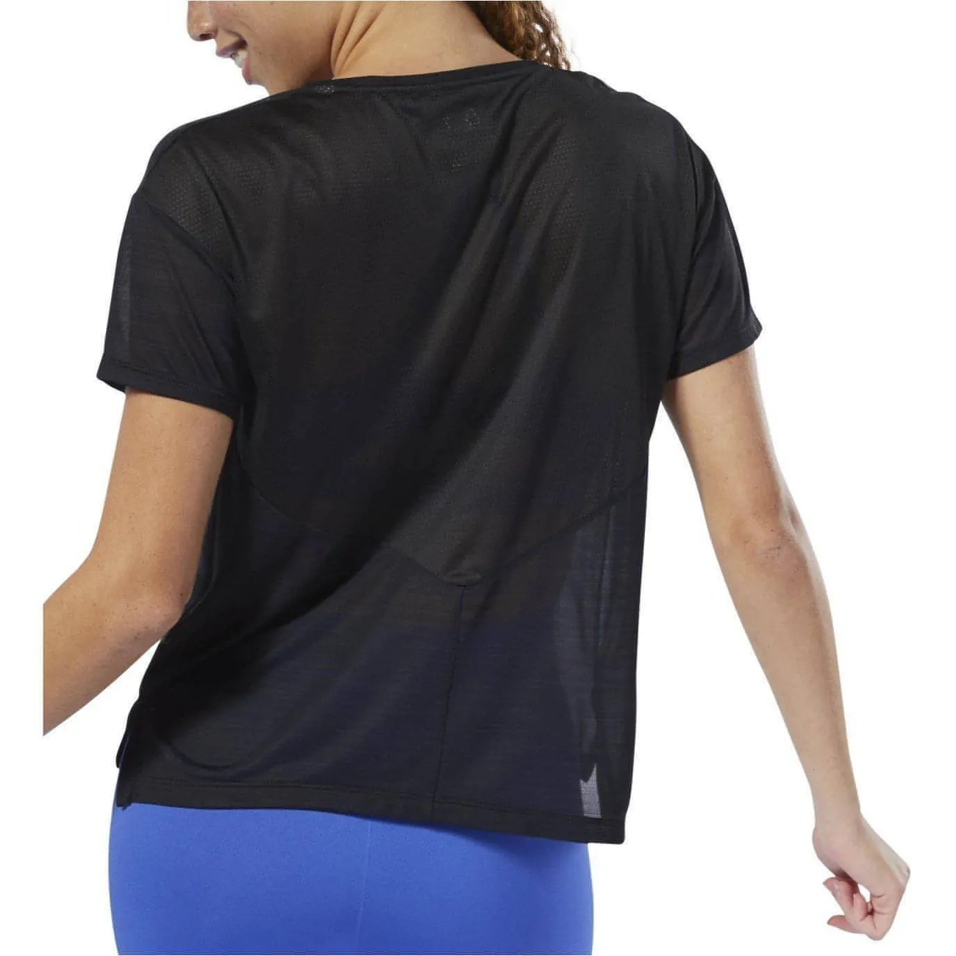 Reebok Workout Ready Activchill Short Sleeve Womens Training Top - Black