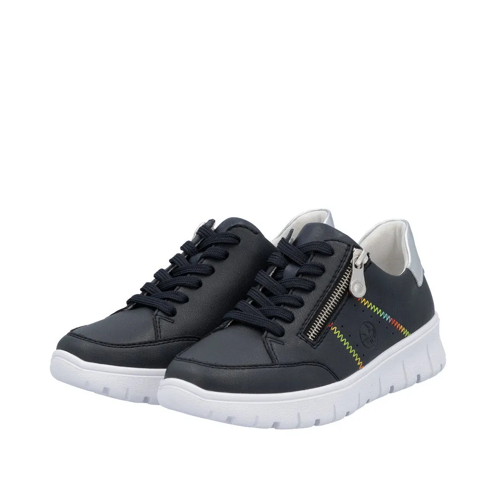 Rieker - N1313-14 - Pazifik/Silber - Shoes
