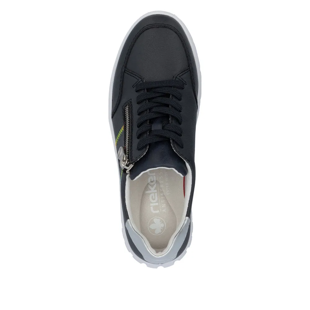 Rieker - N1313-14 - Pazifik/Silber - Shoes