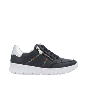 Rieker - N1313-14 - Pazifik/Silber - Shoes