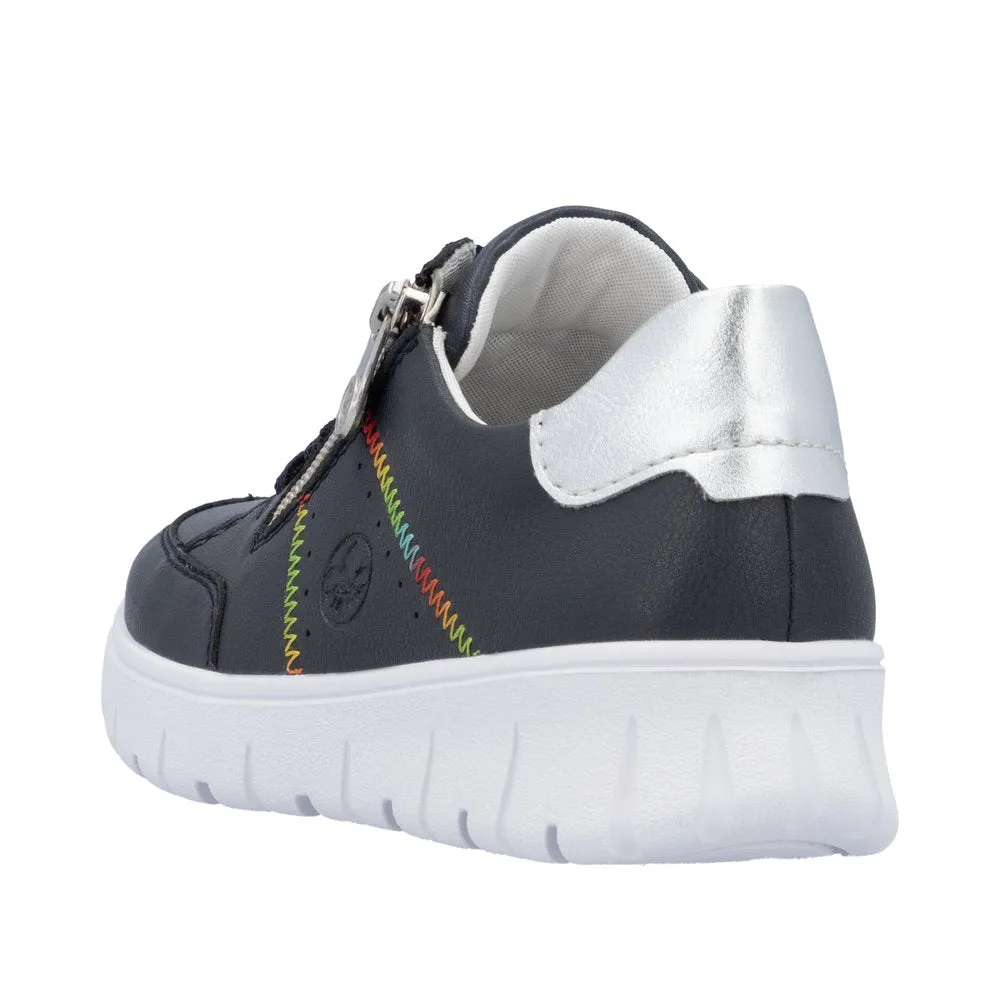 Rieker - N1313-14 - Pazifik/Silber - Shoes
