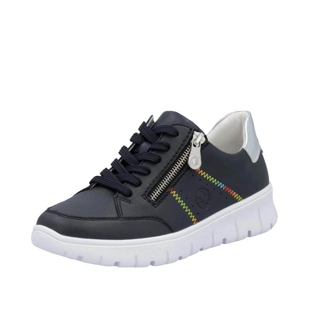 Rieker - N1313-14 - Pazifik/Silber - Shoes