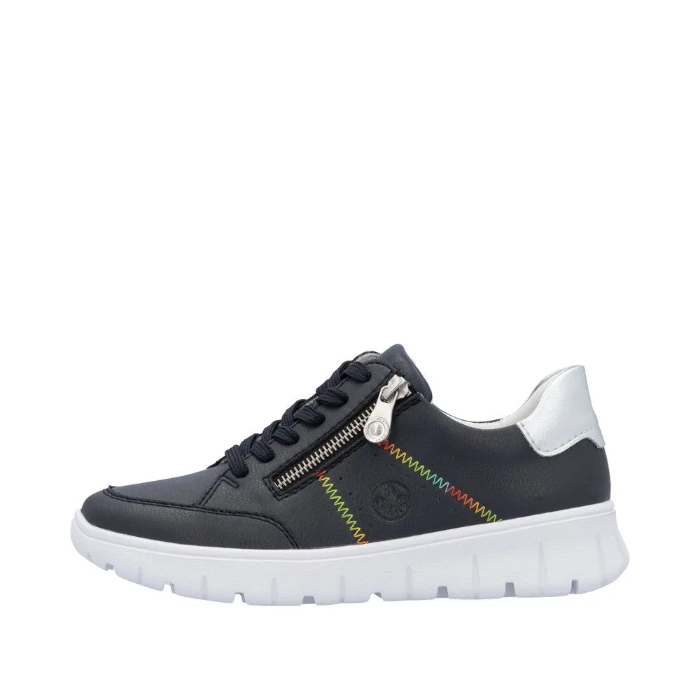 Rieker - N1313-14 - Pazifik/Silber - Shoes