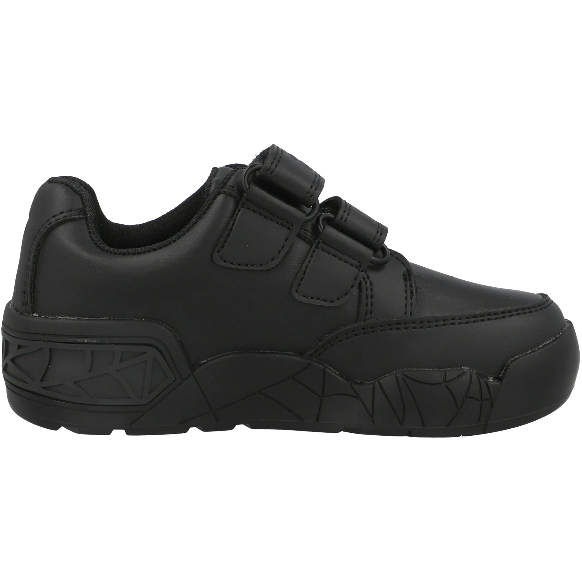 Spiderman Black Kids' Trainers with Easy Fasten Straps
