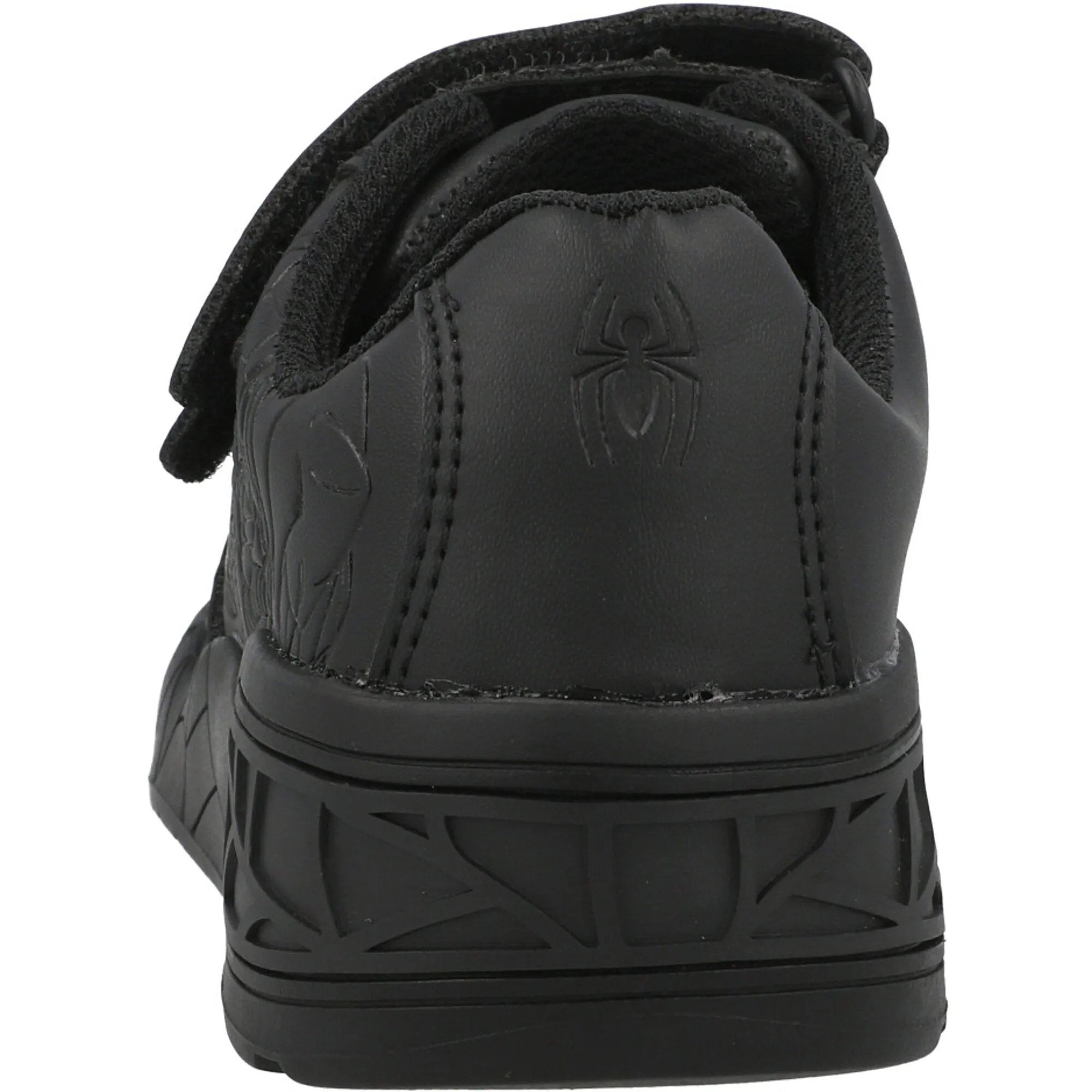 Spiderman Black Kids' Trainers with Easy Fasten Straps