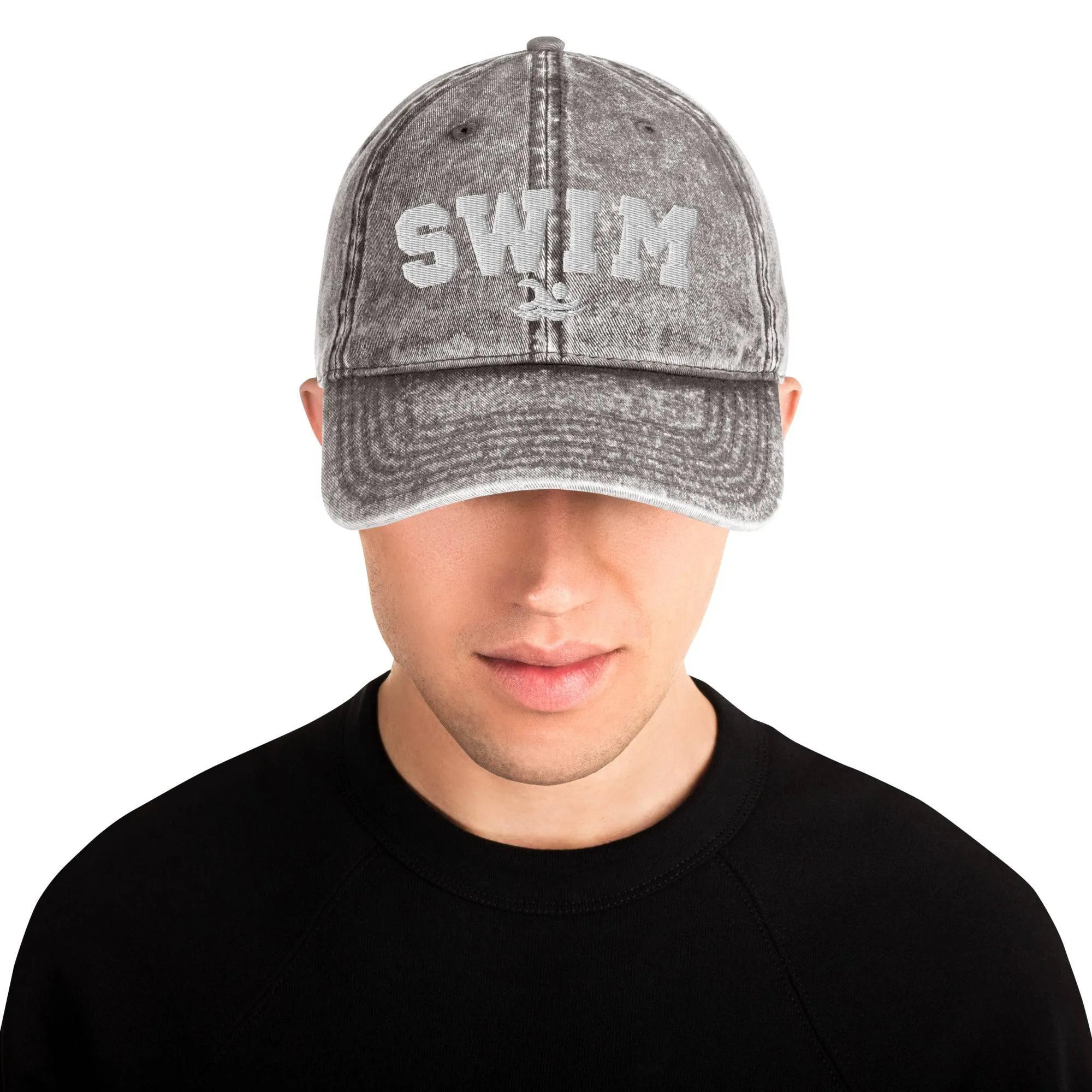 Swim Athletic Vintage Cotton Twill Baseball Cap