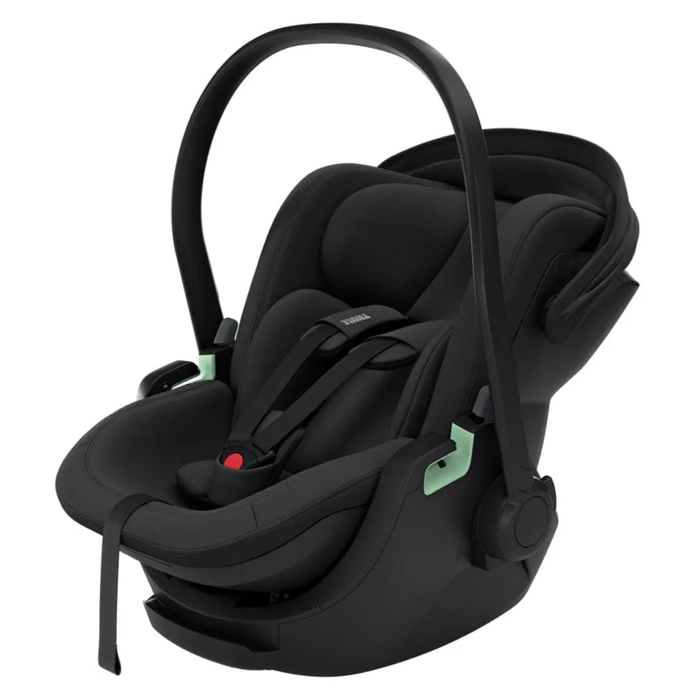 Thule Maple & Elm Car Seat Bundle- Black/Mid-Blue