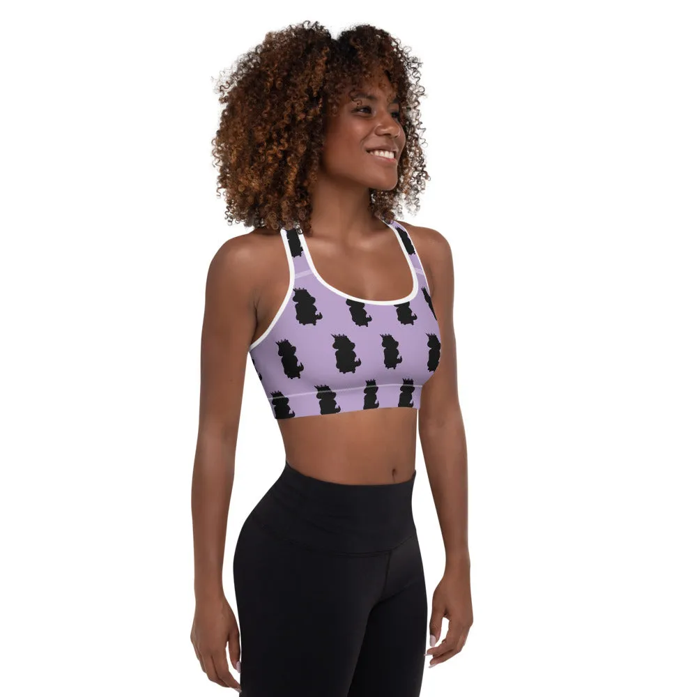 Unicorn Queen Padded Sports Bra by Sovereign